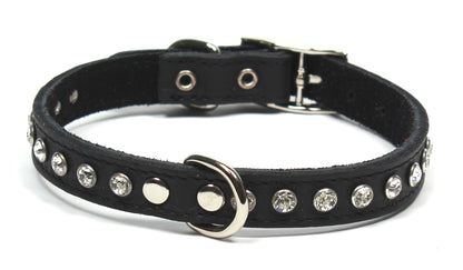 DOGUE Leather Glamour Dog Collar