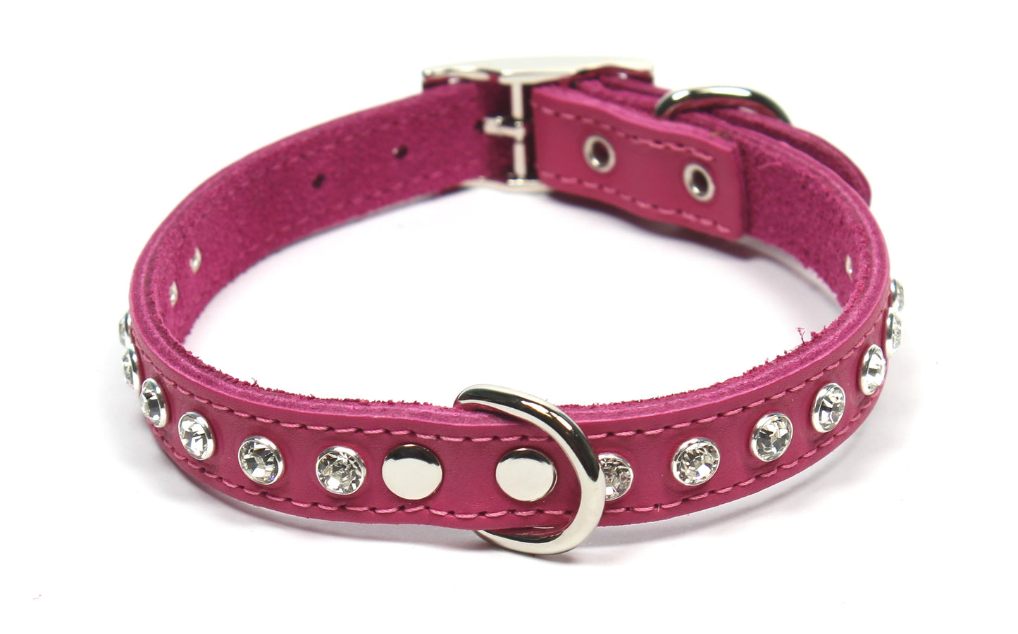 DOGUE Leather Glamour Dog Collar