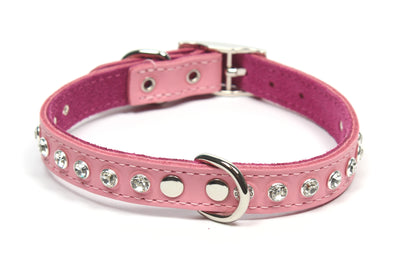 DOGUE Leather Glamour Dog Collar