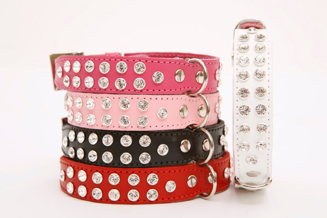 DOGUE Leather Too Glamorous Dog Collar